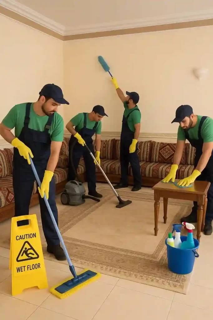 "شركة تنظيف مجالس في المقام - العهد كلين"