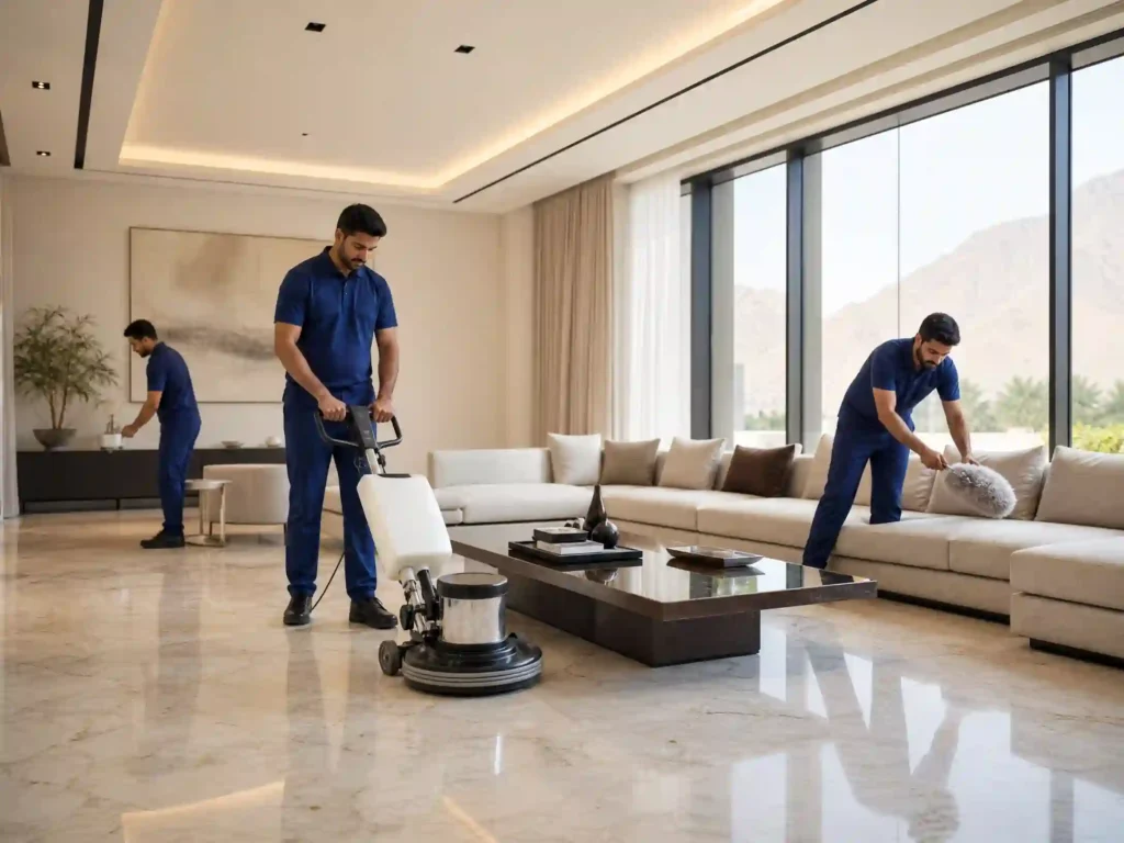 شركة تنظيف الفجيرة لتنظيف فلل الفجيرة بأسعار مناسبة وأحدث المعدات