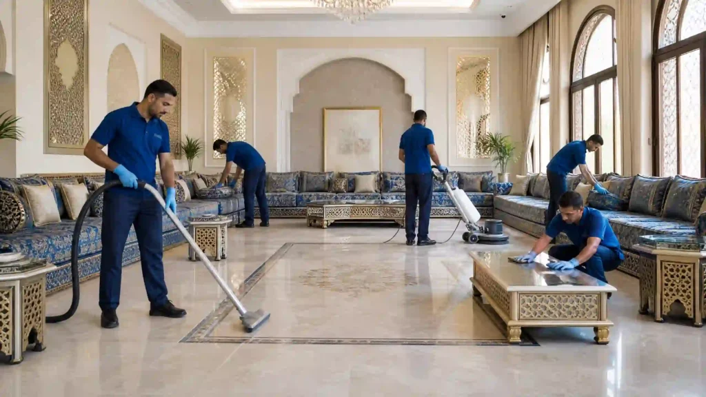 شركة تنظيف مجالس في الإمارات داخل الفلل والقصور