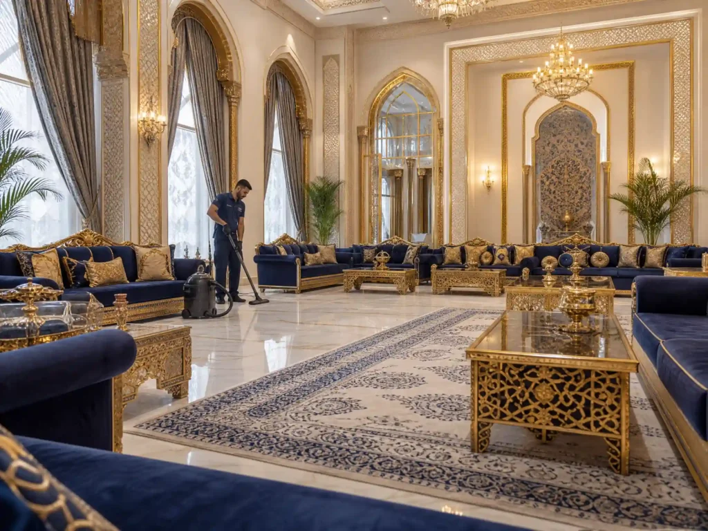 غسيل كنب في الإمارات داخل الفلل والمجالس الفاخرة